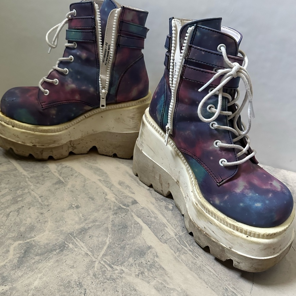 Demonia Reflective Stackers - Picture 3 of 12